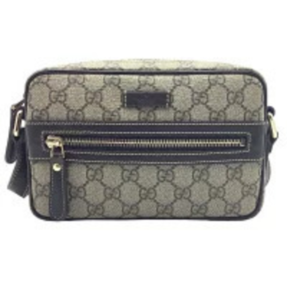 Gucci Supreme Crossbody GG Logo Beige Shoulder Bag Canvas - Picture 1 of 13